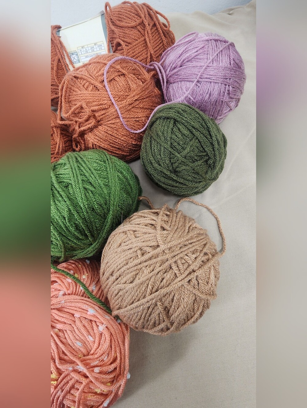 Yarn Lot of 11 Skeins Assorted Colors Acrylic Craft Knitting Crochet - Picture 2 of 6